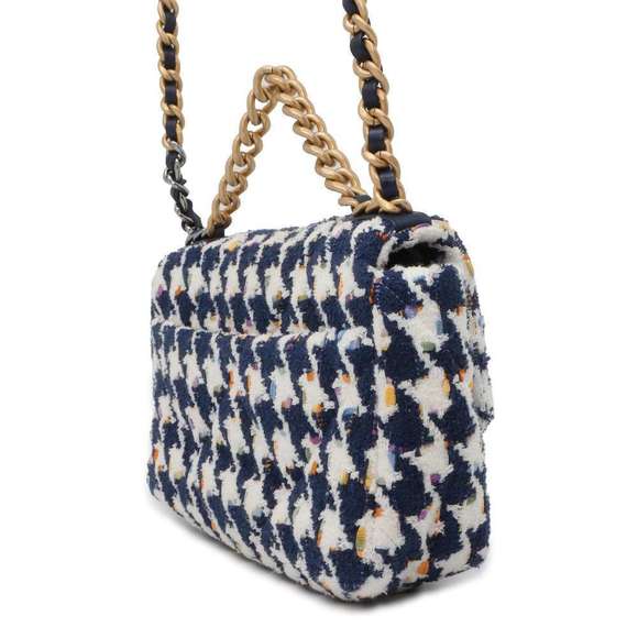 Chanel Mark Tweed Flap Coco Bag 19 - Picture 1 of 12